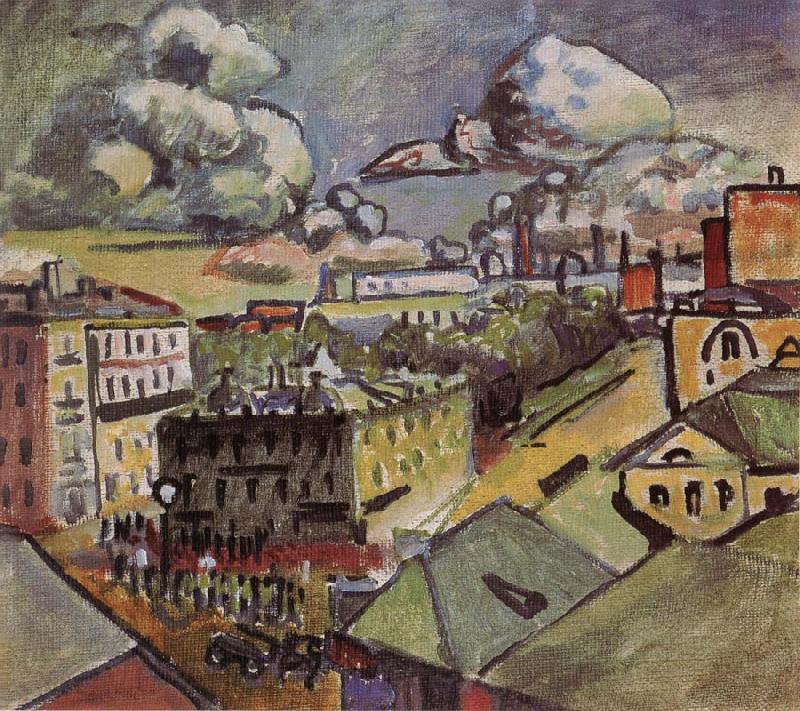 Wassily Kandinsky Moszkva,Zubov ter France oil painting art